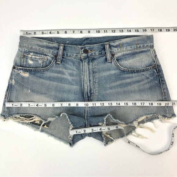 Denim and Supply by Ralph Lauren Halsey Flag Pocket Denim Boyfriend Cutoffs - Picture 9 of 12